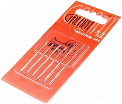 Obrázek produktu pro Jehly Galant vyšívací ostré - 10 karet.