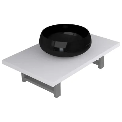Zdjęcie produktu dla Dwuczęściowy zestaw mebli do łazienki, ceramiczny, biały