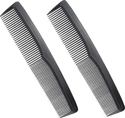 Image de Peigne à cheveux pour hommes Set de peignes pour cheveux lisses, bouclés et longs 18.7cm