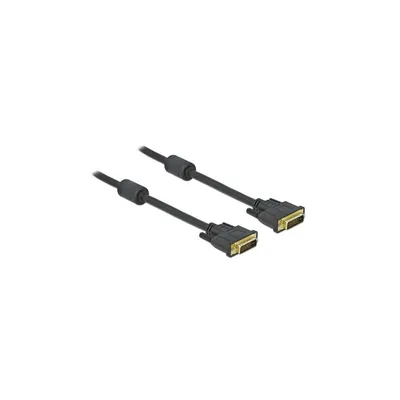Produktbild von DeLOCK 83189, 1 m, DVI-D, DVI-D, Schwarz, Gold, Männlich/Männlich