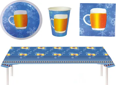 Produktbild von Party Set Wies´n  37 Teile Bierglas-Motiv Größe: ohne Attribut
