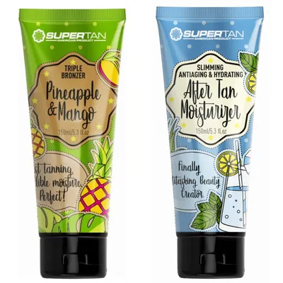 Obrázek produktu pro Supertan Ananas & Mango + After Tan Po Opalaniu Gratis