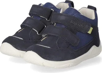 Produktbild von Superfit Jungen Klettschuhe/ Lauflernschuhe UNIVERSE Blau Leder-Textil-Mix Größe: 26