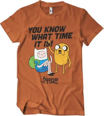 Produktbild von It's Adventure Time T-Shirt - Small - BurntOrange