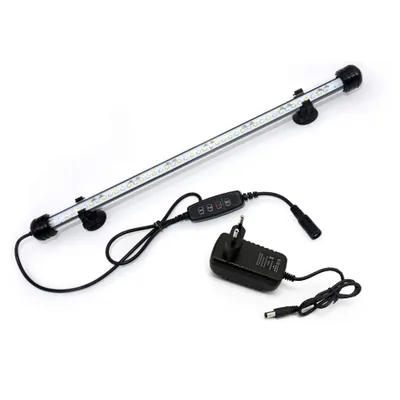 Immagine prodotto di 38CM LED Acquario illuminazione IP68 impermeabile bianco + blu luce montata in superficie luce Timer dimmerabile serbatoio pesce lampada subacquea