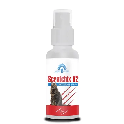 Produktbild von Adema Natural® Scratchix V2– Fernhaltespray – für Katzen – Anti Kratz Spray -  Katzenabwеhr – zum Vertreiben von Katzen – Katzen Abwеhr – 50ml