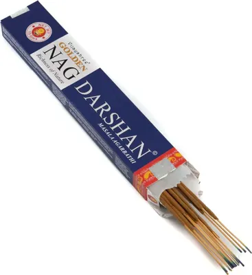 Produktbild von Vijayshree Räucherstäbchen "Golden Nag Darshan" 15gr.