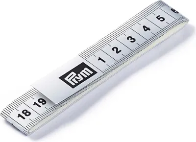 Produktbild von PRYM Maßband Fixo selbstklebend, Silberfarbig mit cm-Skala