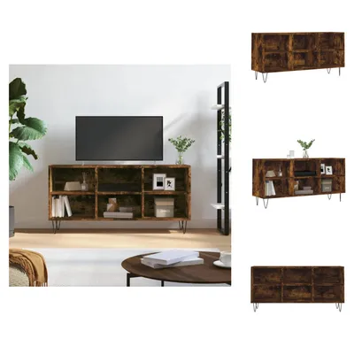 Produktbild von vidaXL TV-Schrank Räuchereiche 103,5x30x50 cm Holzwerkstoff -  TV-Möbel
