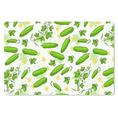 Produktbild von MuchoWow® Mauspad Mousepad Gurke - Gemüse - Muster 27x18 cm - Mousepads - Maus Mat - Pad - Mausunterlage - Büroartikel - Desk Matten
