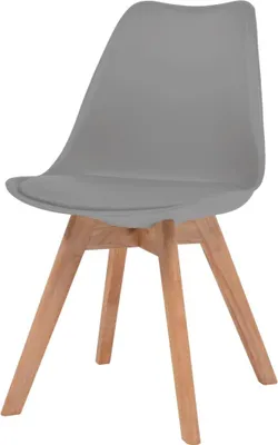 Produktbild von vidaXL Esszimmerstühle 6 Stk. Grau Kunststoff