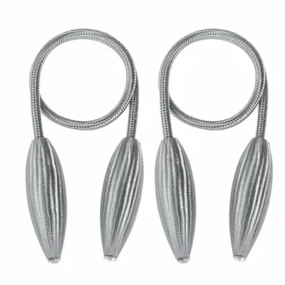 Produktbild von 2 Stück Vorhang Raffhalter Vorhang Clips Seil Gardinenhalter