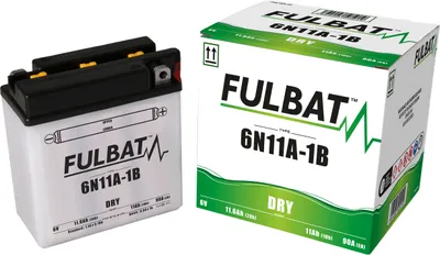 Obrázek produktu pro Baterie FULBAT FUL DRY - 6N11A-1B (suchá, servisní, včetně kyseliny)