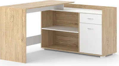 Immagine prodotto di Scrivania ad angolo Vicco Noira Sonoma 135 x 77 cm con cassetto, Model 50117