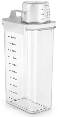 Luftdichter Waschmittelspender mit Messbecher, 2300 ml