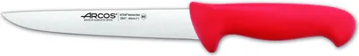 Immagine prodotto di Coltello da macellaio Arcos colore - Prof 294722 acciaio inox nitrum e mango lama ergonomica in polipropilene rosso e lama da 18 cm, vetrinetta