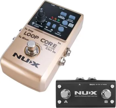 Image de Pédale d'effet looper Nux Loop Core Deluxe Bundle