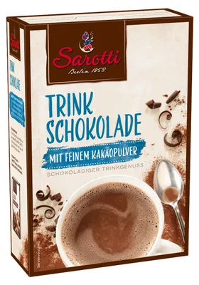 Zdjęcie produktu dla Sarotti delikatna czekolada do picia czekoladowa przyjemność 250g