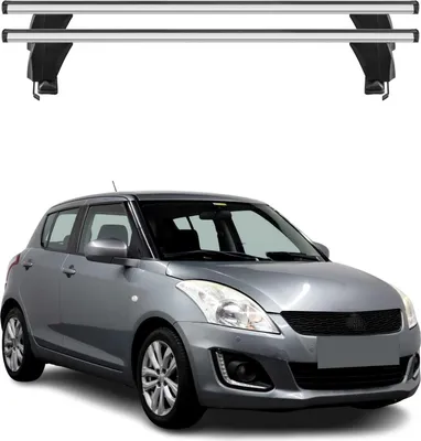 Image de Menabo Barres de toit Transversales pour Suzuki Breakift V 2013-2017 Gris 2x ABE