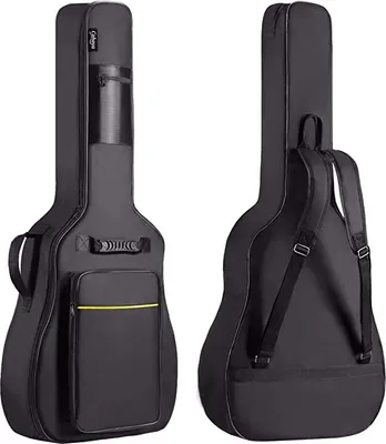 Produktbild von 4/4 Gitarrentasche Gigbag, bis 41" bis 105cm, Gitarrenhülle Wasserdichter gepolsterter Gitarrenrucksack Gepolsterte Gitarrentasche