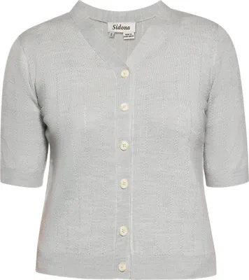 Produktbild von SIDONA damen strickjacke - grau melange, M