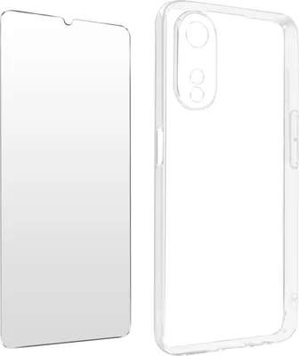 Immagine prodotto di Avizar, set di protezione a 360° (custodia + pellicola protettiva) per Oppo A78, trasparente