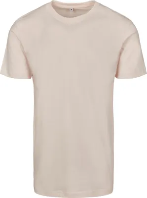 Produktbild von Build Your Brand BY004 | Round Neck Herren T-Shirt - Farbe: Pink Marshmallow - Größe: XXL