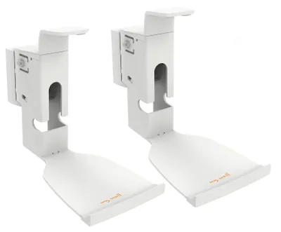Productafbeelding van Mijn Wand 2 wandbeugel voor SONOS luidsprekers PLAY:5 Gen.2. Belasting: 7 kg. Snelle en eenvoudige installatie. Inhoud: 2 stuks, wit