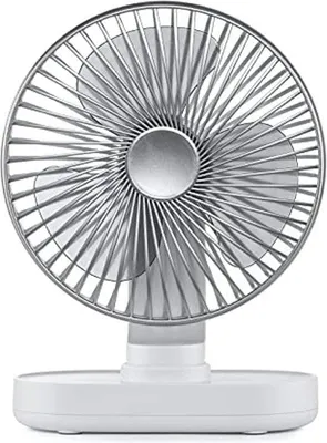 Image de Chargeur USB portable - 30 dB - 4 pieds - Batterie 4000 mAh - Blanc - Sans fil - Ventilateur puissant