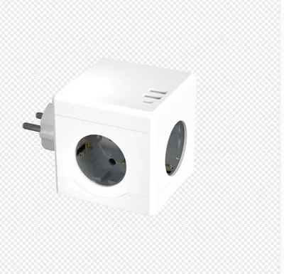 Produktbild von E15C Power Cube mit 3 EU-Steckdosen + 2 USB + 1 Typ-C｜Flammhemmendes Material｜3680W Leistung