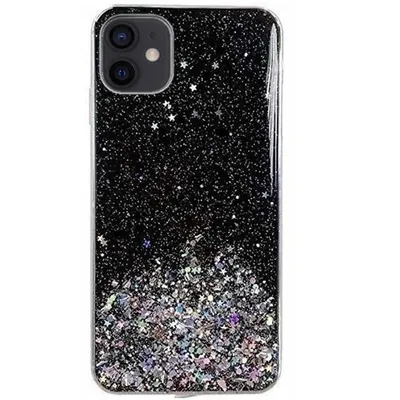 Immagine prodotto di Wozinsky Star Glitter Silikonhülle für Apple iPhone 12 Mini - Schwarz KP8591
