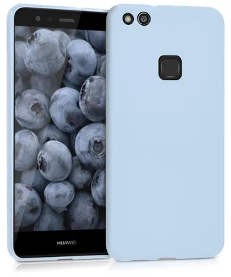 Produktbild von kwmobile Handyhülle für Huawei P10 Lite Hülle - TPU Case - Kabelloses Laden - Schutzhülle Cover in Hellblau matt