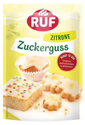 Produktbild von RUF Zuckerguss Zitrone 150g