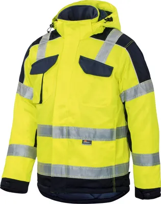 Produktbild von VIZWELL Warnschutzjacke VWT 153 Gr. S gelb/marine