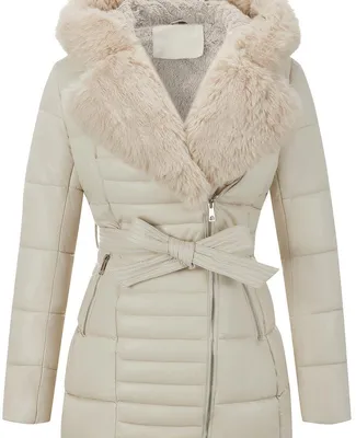 Productafbeelding van Currero Winterjas Dames Beige L
