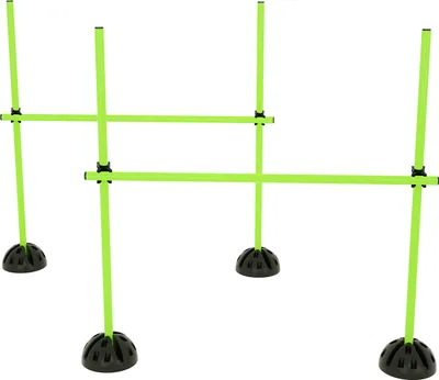 Obrázek produktu pro LARS360 Agility Jump Bar Set pro multifunkční trénink s překážkami pro sílu skoků, 15x žlutá překážková tyč