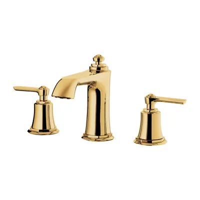 Produktbild von Omnires ARMANCE AM5214GL 3-Loch-Waschtischarmatur, goldfarben