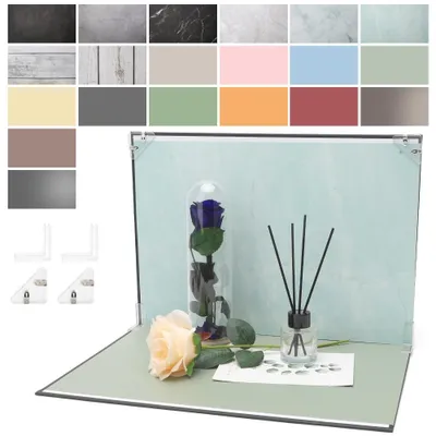 Productafbeelding van Set van 10 Dubbelzijdige Fotobackgrounds voor Productfotografie