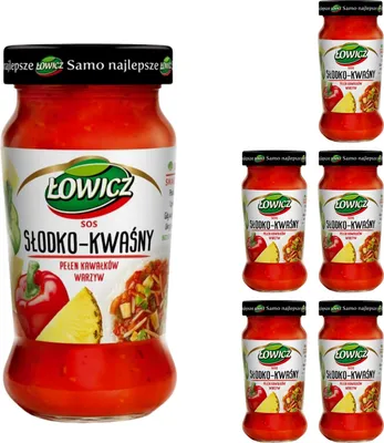 Produktbild von Sos słodko-kwaśny Łowicz 500 g