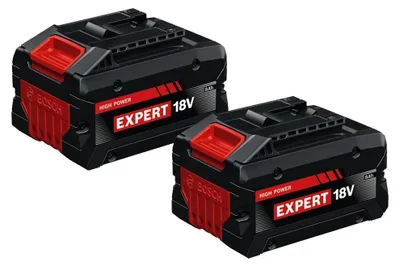 Imagen del producto de Pack de 2 baterías BOSCH EXBA 18V-80