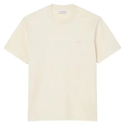 Produktbild von Lacoste - "Paris" T-Shirt für Herren, Baumwolle GT19792 (XL) (Cremefarbe)
