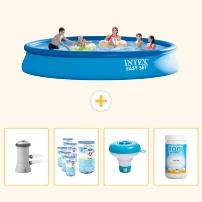 Productafbeelding van Easy Set Zwembad - Rond - 457x84 cm - 5-delig - SCB89