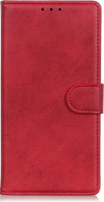 Produktbild von Huawei Y6P Hülle - Coverup Luxus Klapphülle - Rot