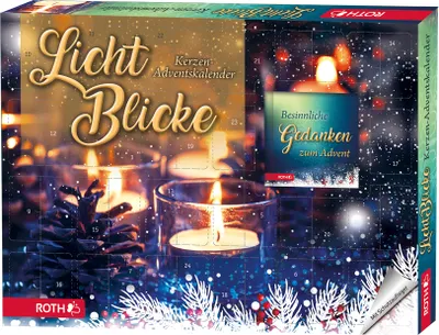Produktbild von ROTH Kerzen-Adventskalender "Lichtblicke" bestückt