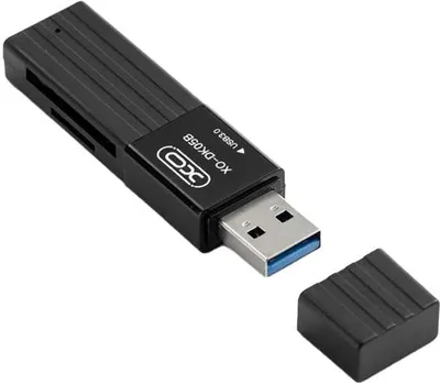 Obrázok produktu pre XO memory card reader DK05B 2in1 USB 3.0, black