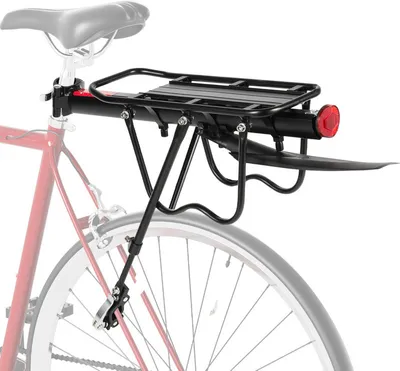 Produktbild von TolleTour Fahrrad Gepäckträger Mountainbike Einstellbare, mit Reflektor- verstellbar für 24 - 29 Zoll Fahrräder, inkl. Schutzblech, belastbar bis maximal 50 kg