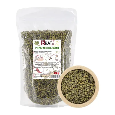 Zdjęcie produktu dla Pieprz zielony ziarno 500g Brat.pl