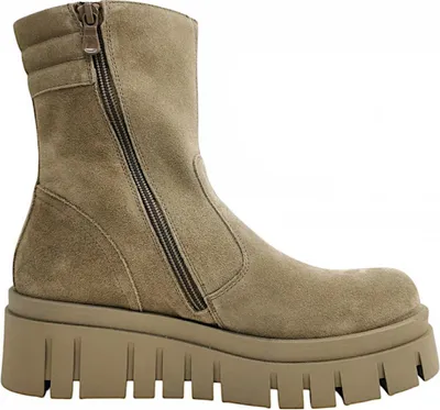 Imagen del producto de Botines de mujer de la marca Nero Giardini, color beige, con cremallera, para uso casual