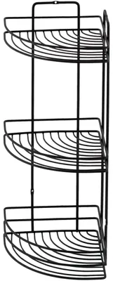 Produktbild von SEPIO Duschablage Schwarz, Badezimmer Organizer Drei Regale, Duschablage zum Hängen, Duschregal Organizer, Shower Shelf