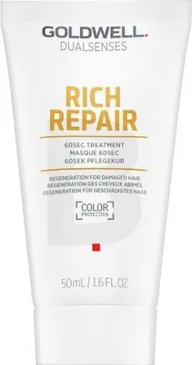 Obrázok produktu pre Goldwell Dualsenses Rich Repair 60sec Treatment maska pro suché a poškozené vlasy 50 ml